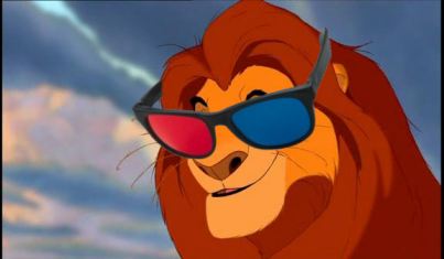 The Lion King in stereoscopic 3D