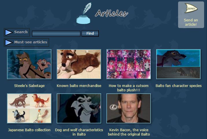 Articles revamped