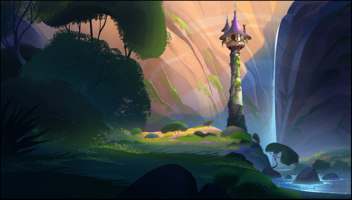 'Tangled: The Series' background by Fiona Hsieh.